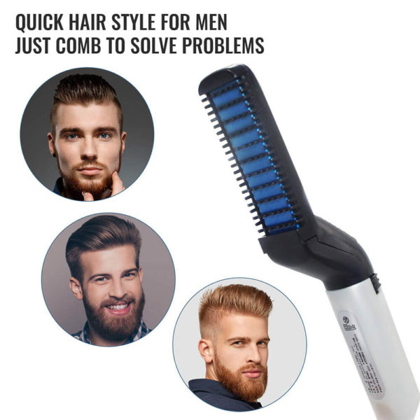 Hommes-rapide-barbe-lisseur-Styler-peigne-brosse-lectrique-multifonctionnel-cheveux-Curling-bigoudi-Show-Cap-Styling-outils