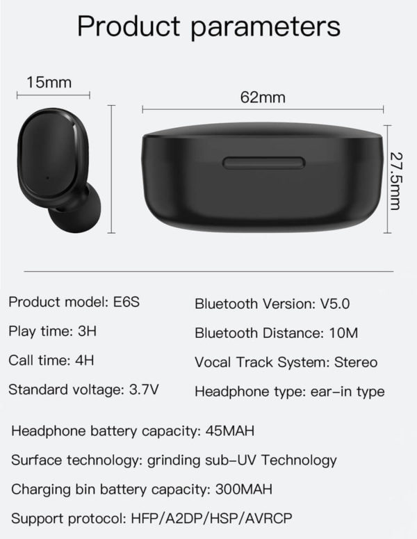 Original-maroc-Xiaomi-Redmi-Airdots-TWS-Bluetooth-5-0-sans-fil-Bluetooth-écouteure